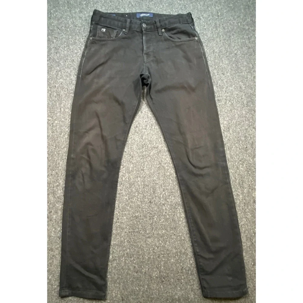 Scotch & Soda Jeans 30x32 Mens Black Ralston Regular Slim‎ Fit Denim